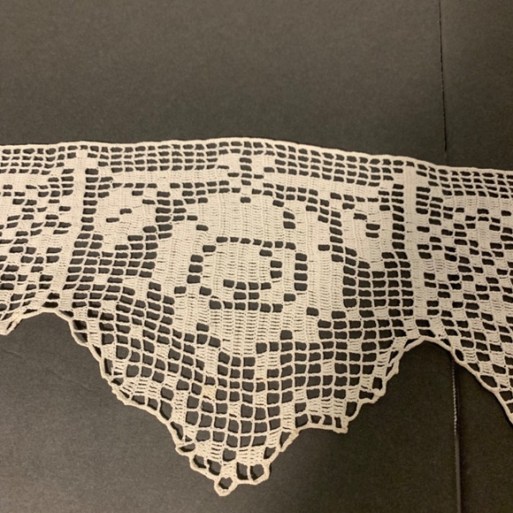 Lace Trim Handmade White Antique - Picture 7 of 10